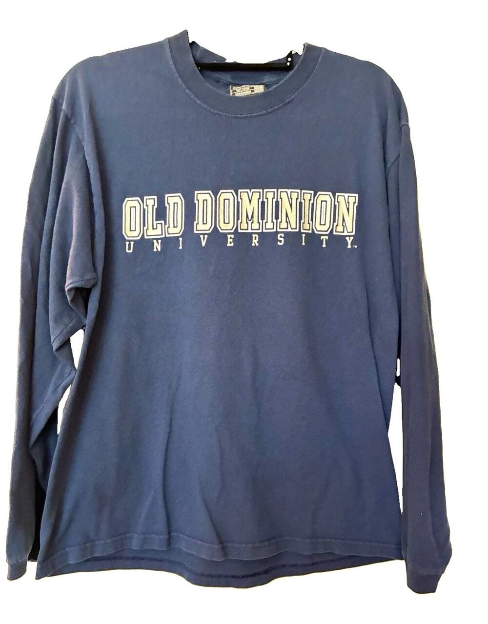 Steve & Barrys Old Dominion University T Shirt Mens M Long Sleeve Navy ODU
